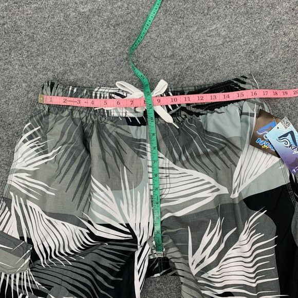 Kanu Swim Shorts Men XL Extra Large Ivy Tahiti Quick Dry Brief Lined Beach Trunk - Picture 5 of 13